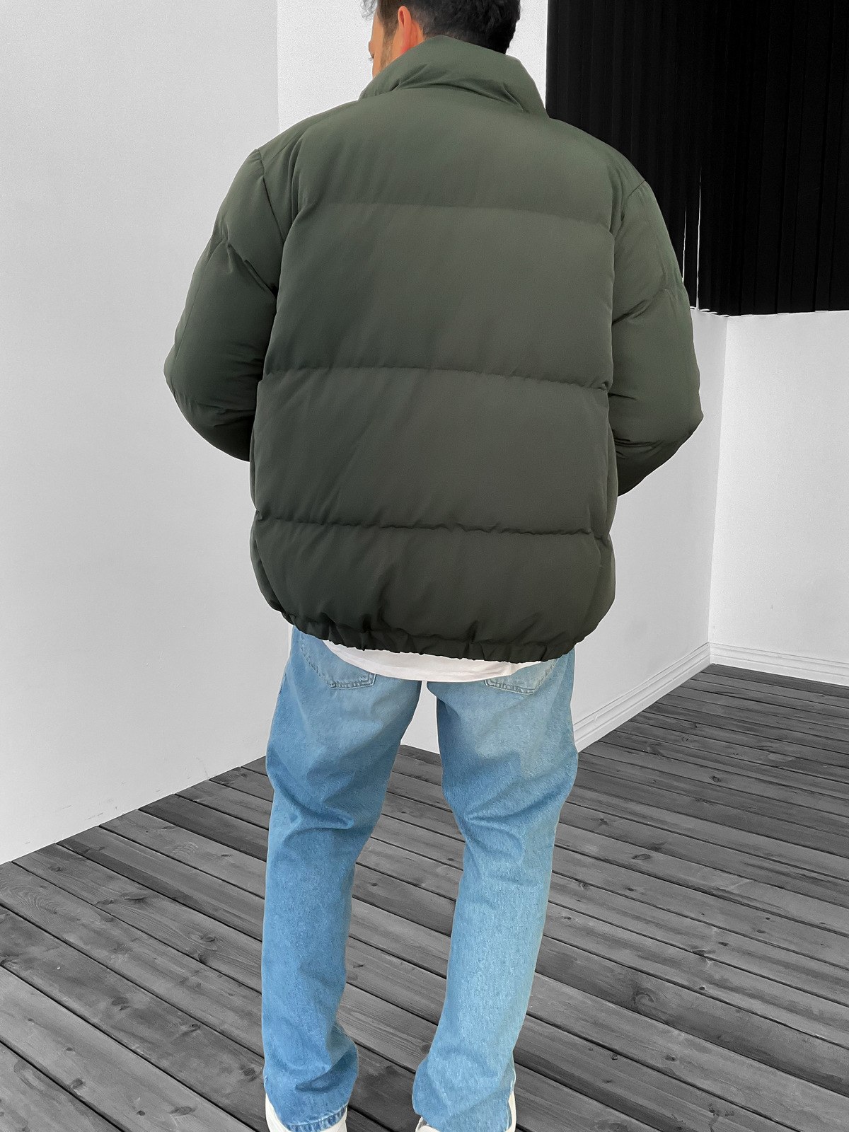 Yeşil Şişme Mont V-10248