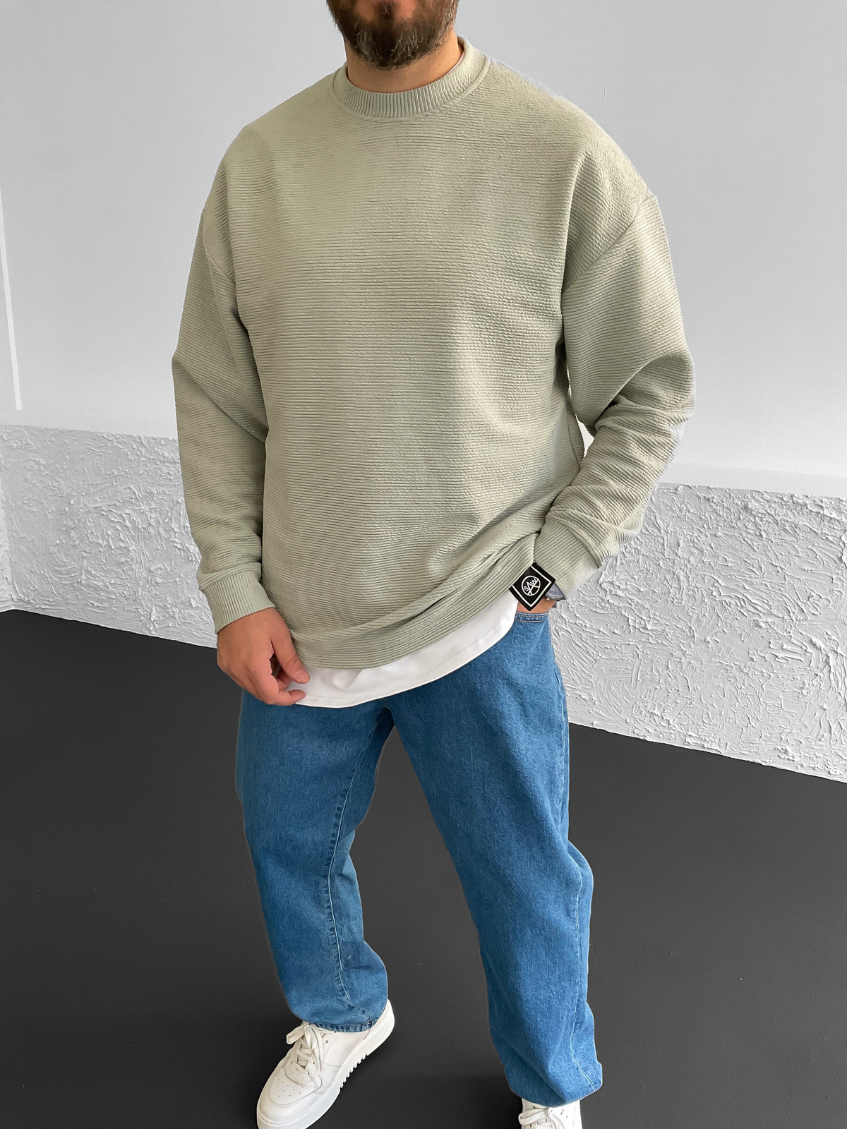 Su Yeşili Ottoman Sweat SW-4272