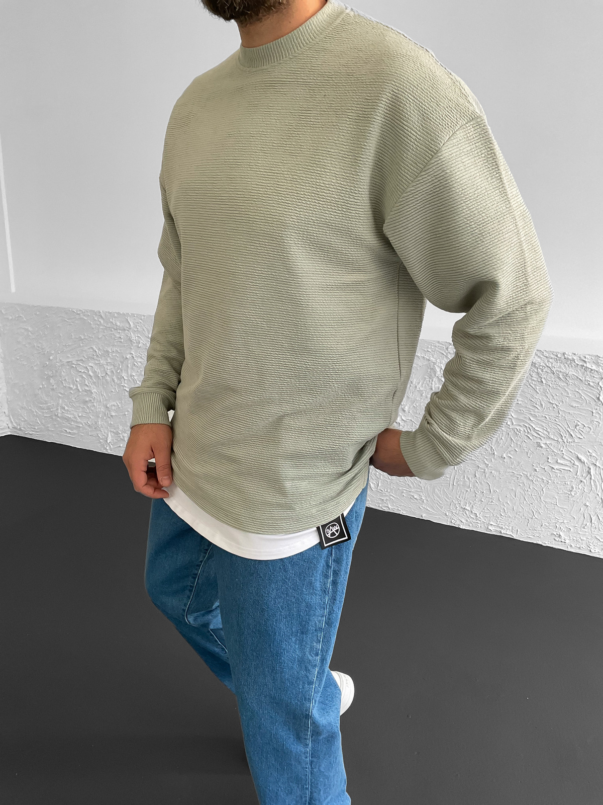 Su Yeşili Ottoman Sweat SW-4272
