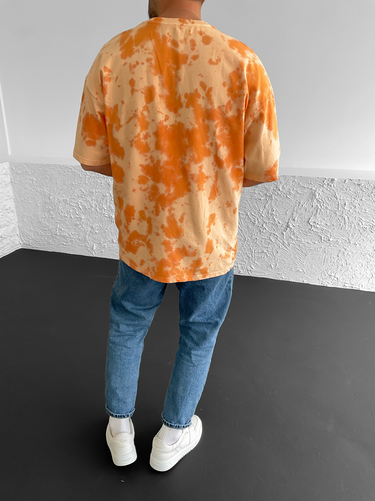Turuncu Batik Oversize T-Shirt  RL-22035