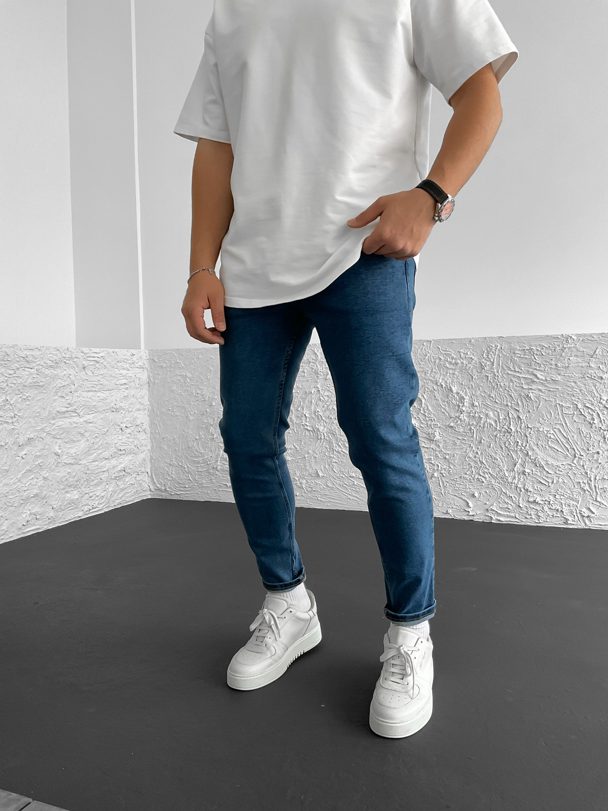 Mavi Likralı Slim Fit Pantolon WE-1519/1772/1784