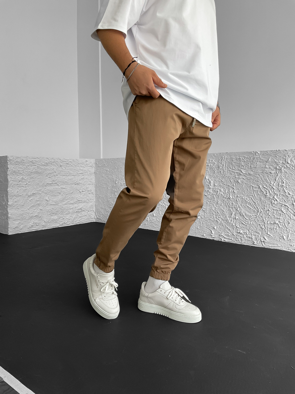 Kahve Basic Gabardin Jogger YP-3003