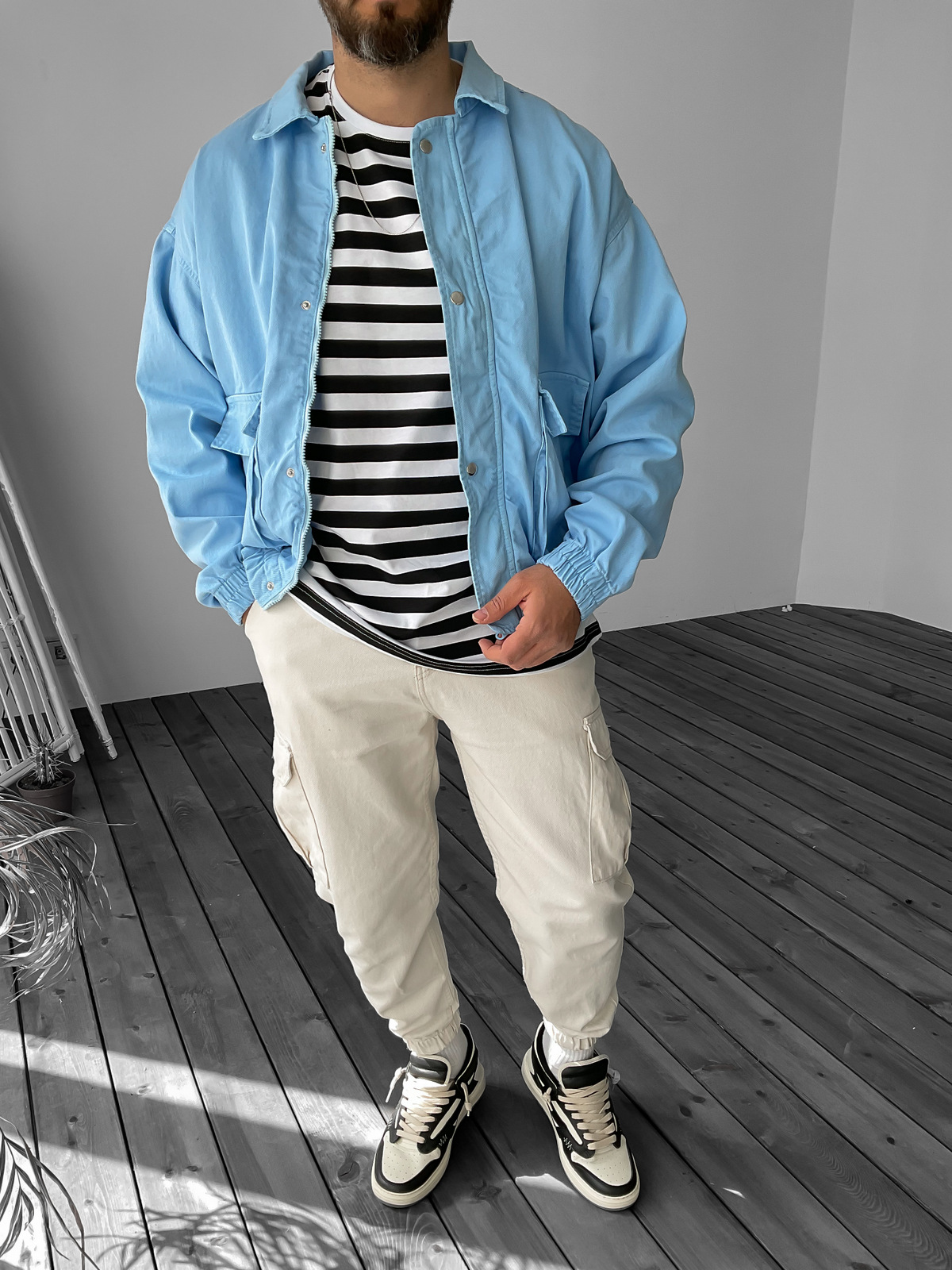 Mavi Gabardin Bomber Ceket GJ-15431