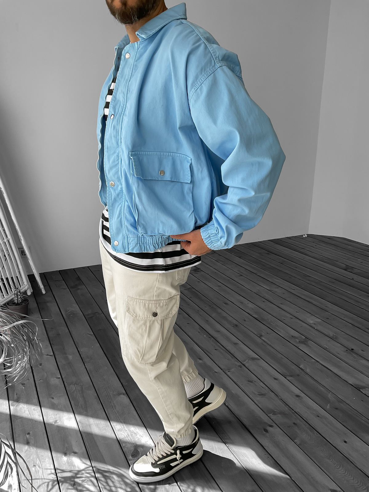 Mavi Gabardin Bomber Ceket GJ-15431