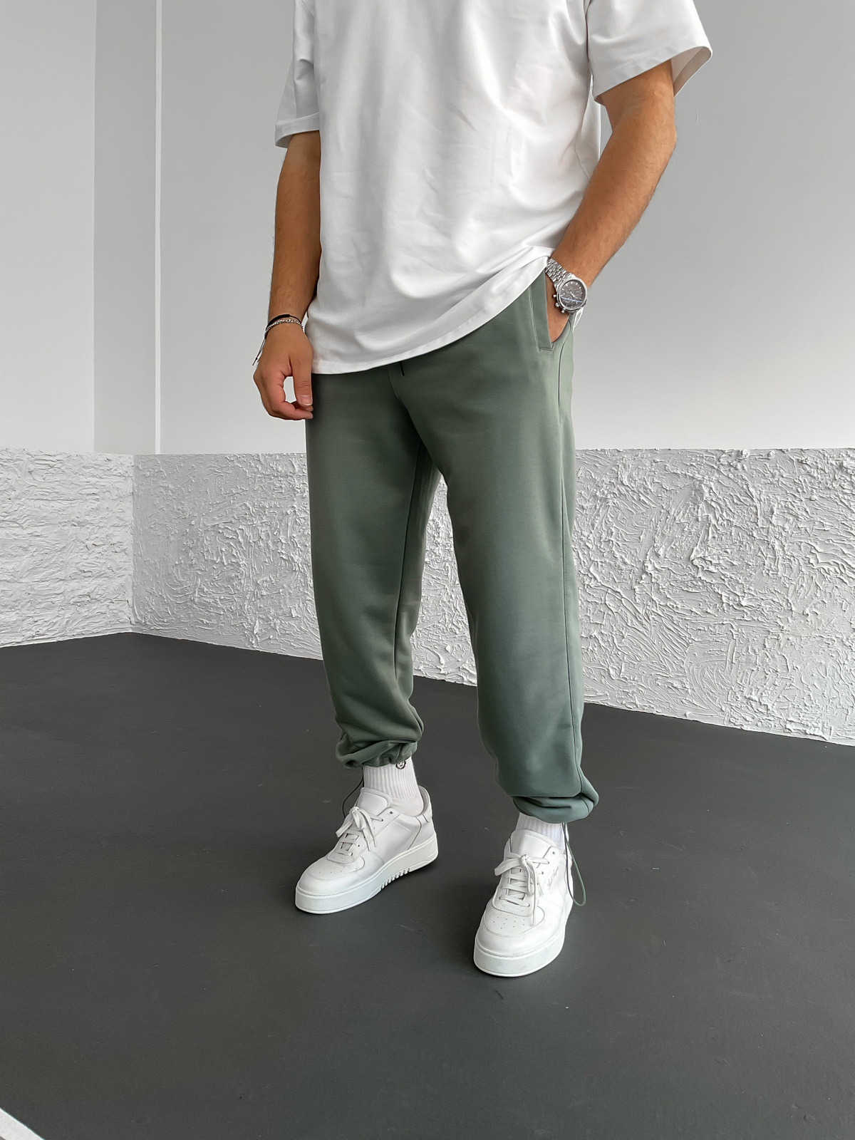Haki Basic Stoper Eşofman JJ-691
