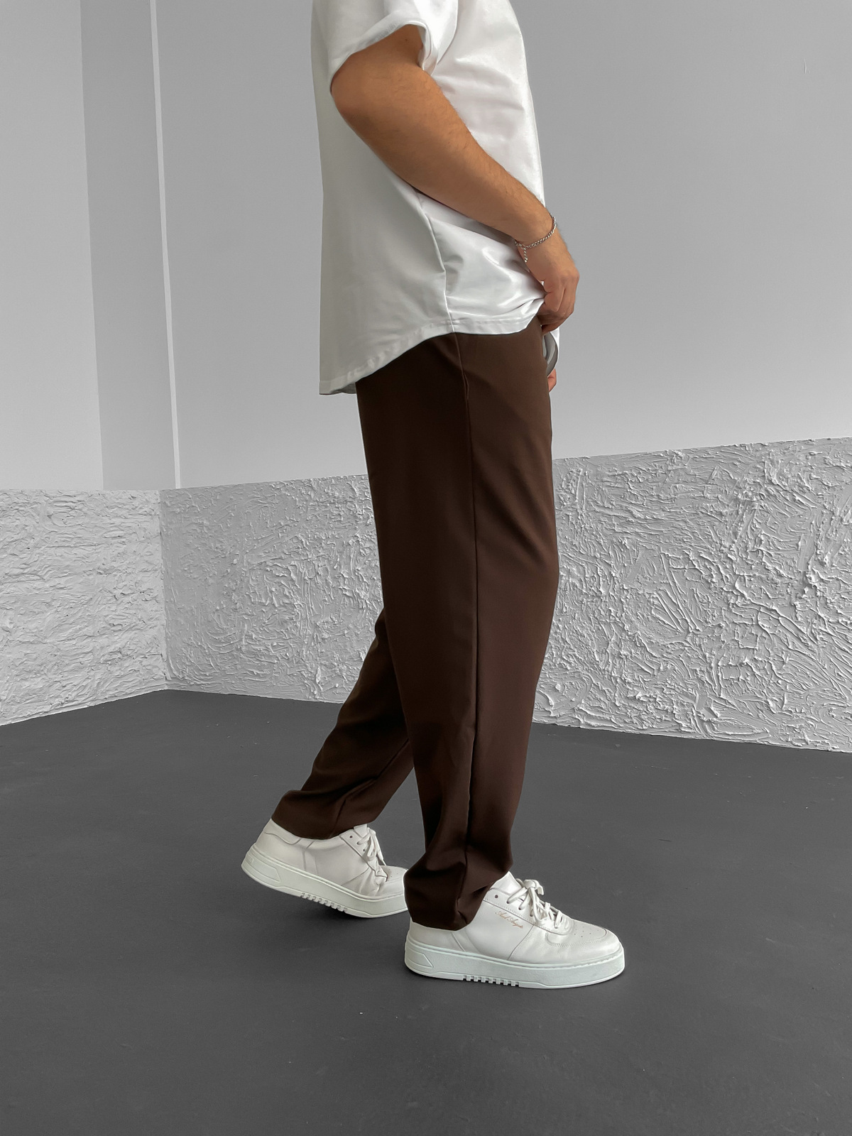 Kahve Basic Bol Pantolon G-6265