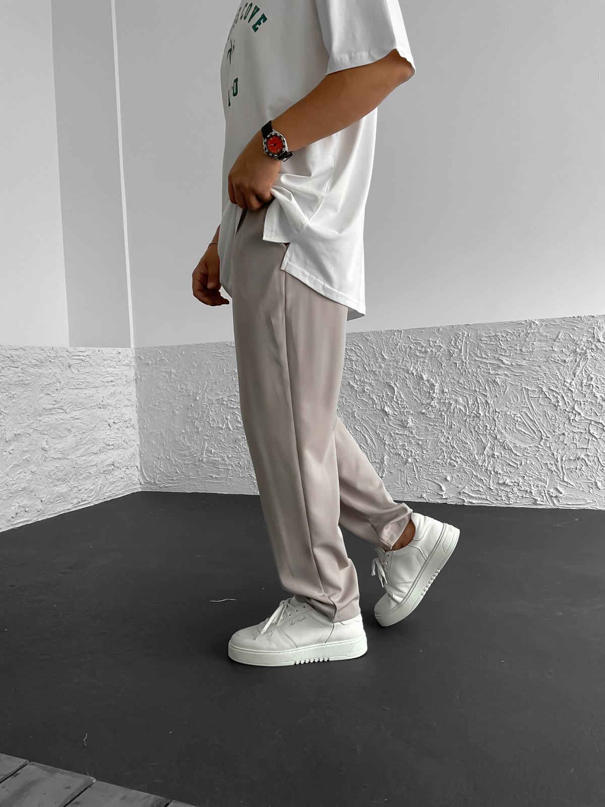 Gri İnce Baggy Pantolon DP-0006