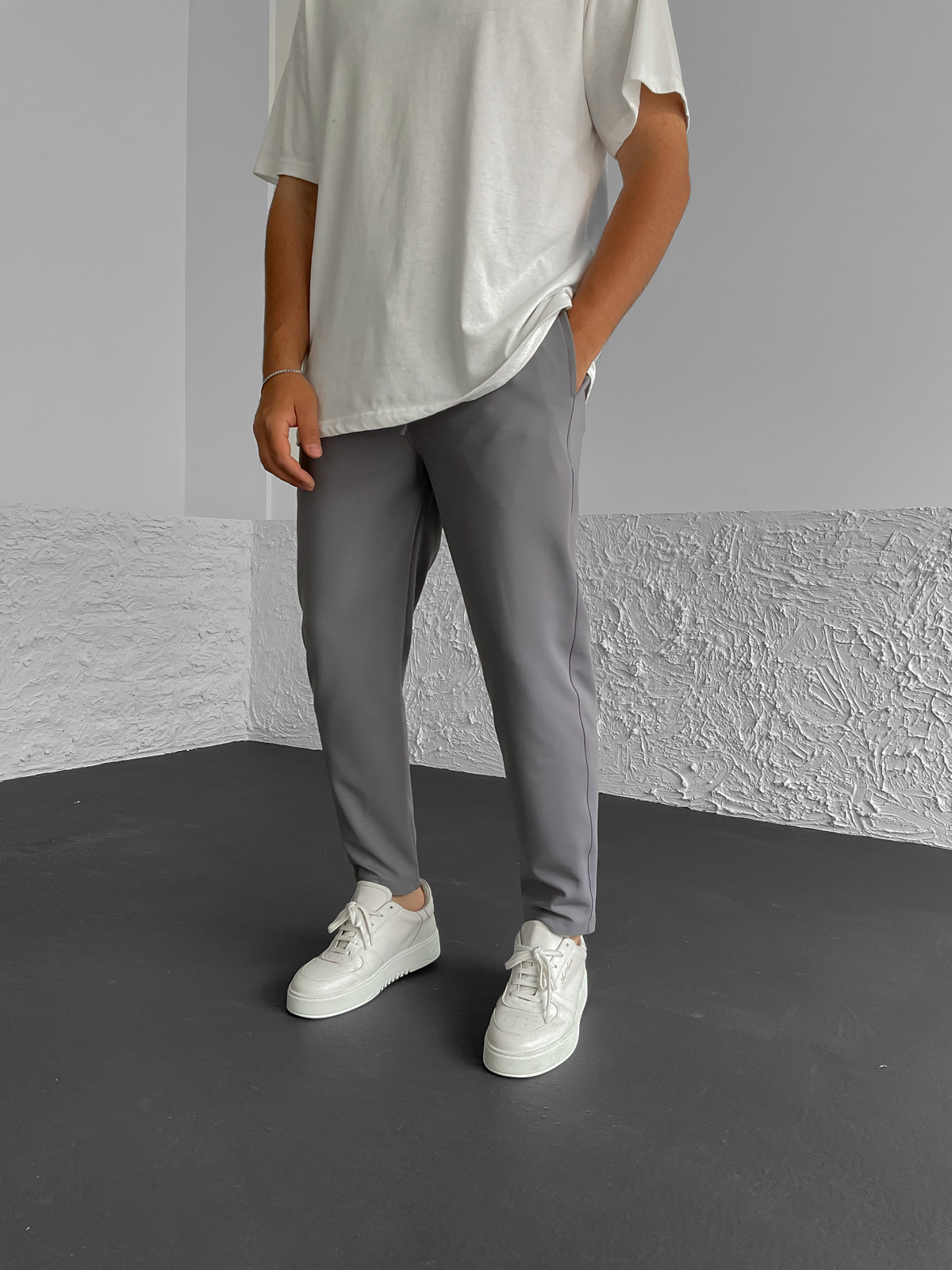 Füme Rahat Kalıp Pantolon B-3128