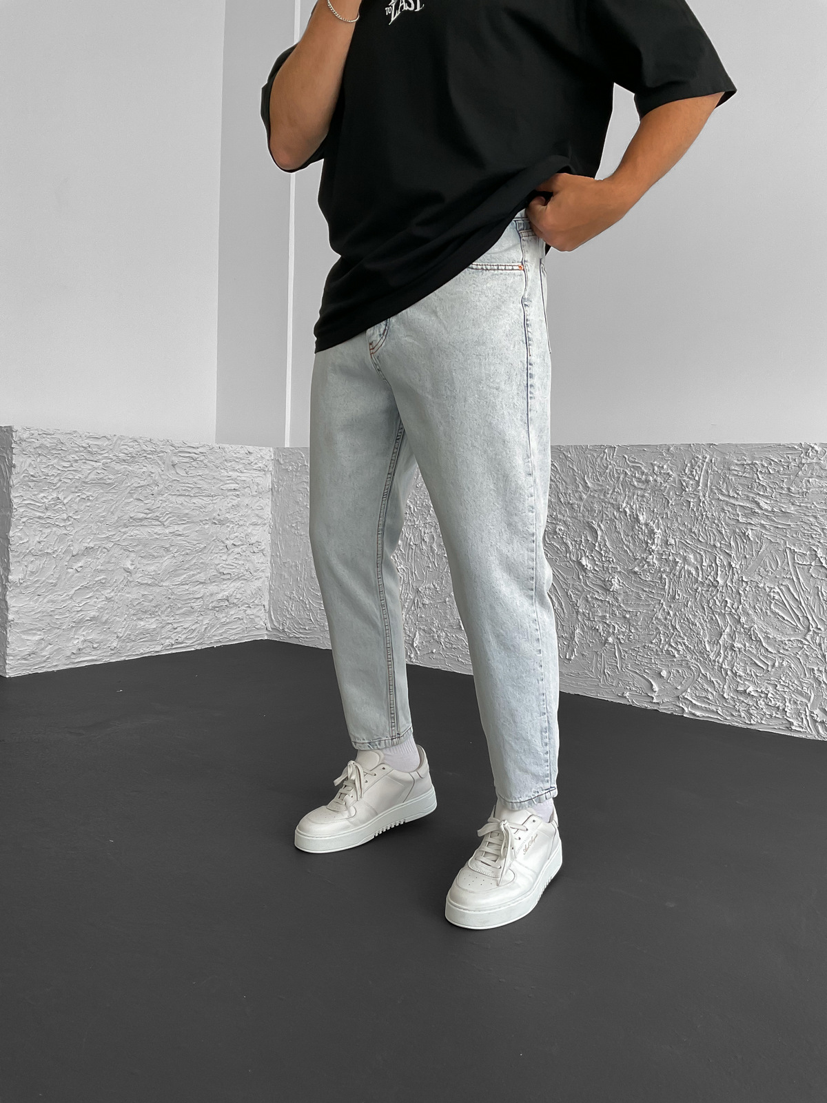 Buz Mavisi Yıkamalı Boyfriend WE-1836