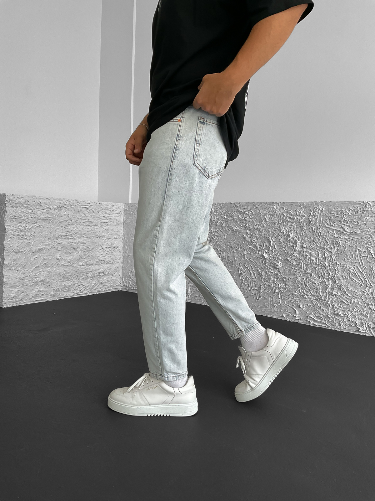 Buz Mavisi Yıkamalı Boyfriend WE-1836