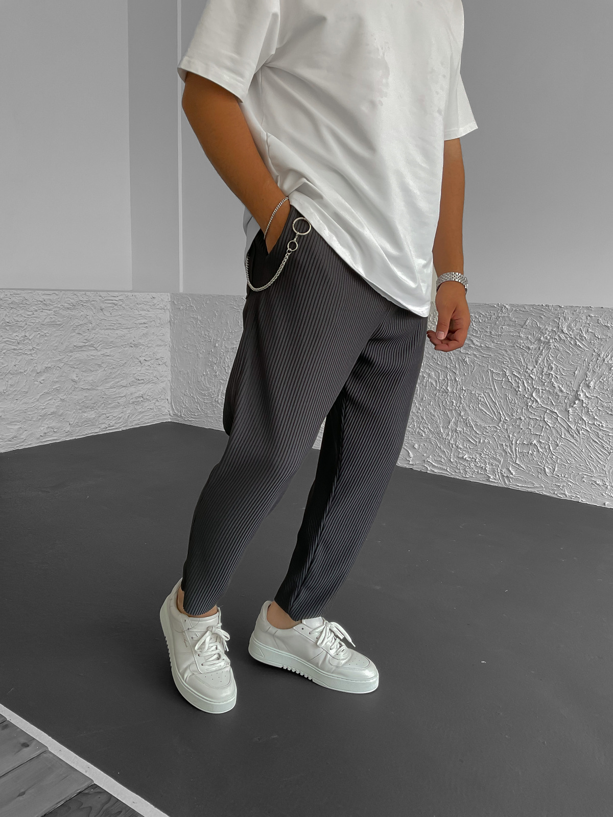 Füme Fitilli Pantolon B-3077