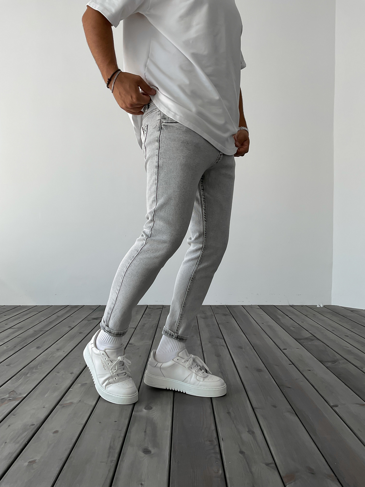 Gri Slim Fit Pantolon WE-2006/1900