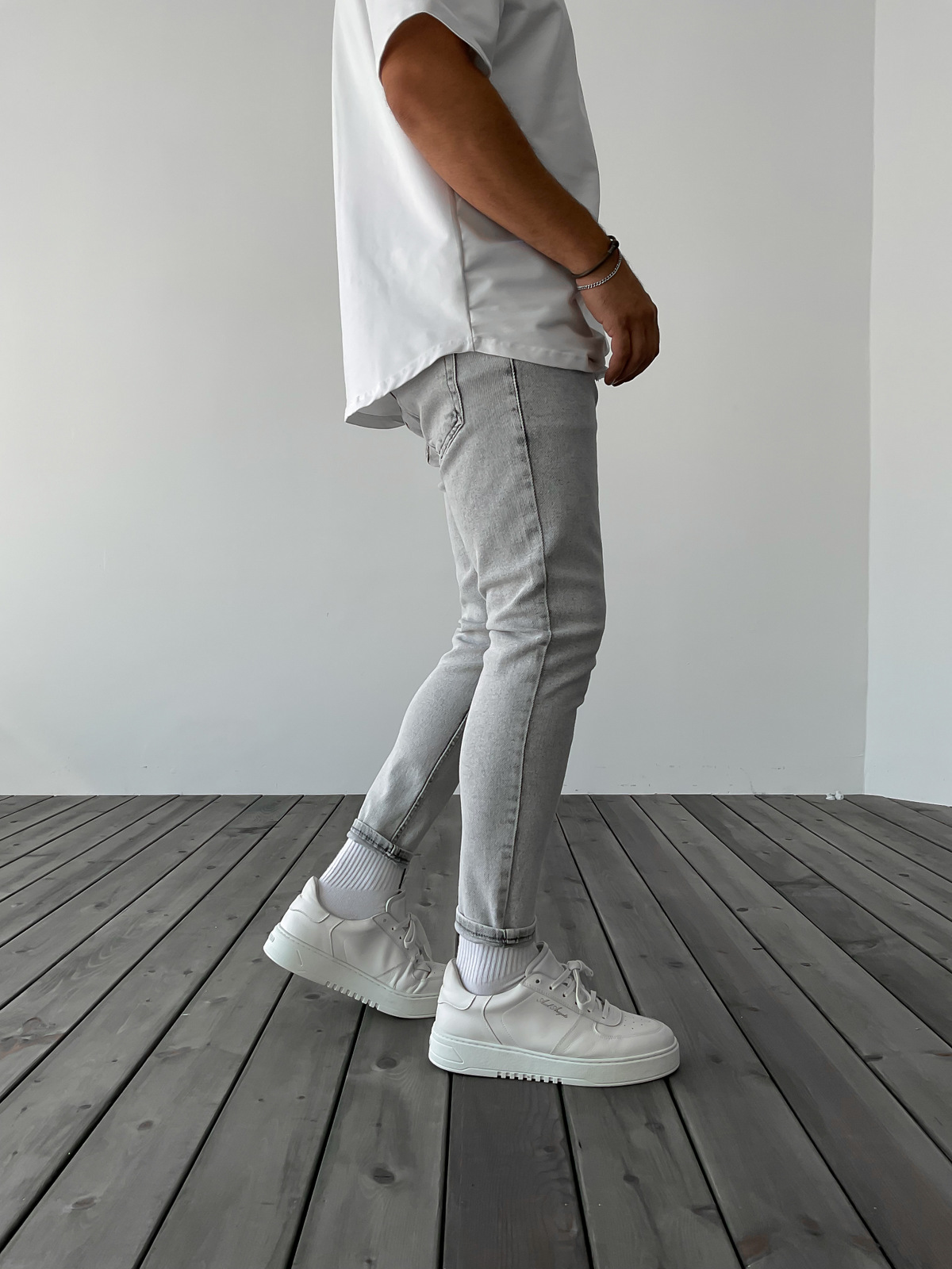 Gri Slim Fit Pantolon WE-2006/1900