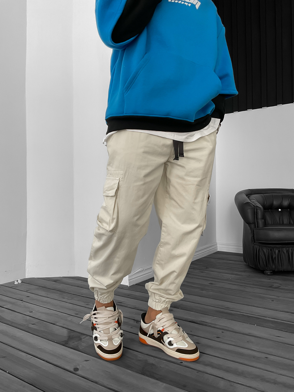 Taş Paçası Lastikli Kargo Pantolon GJ-15718