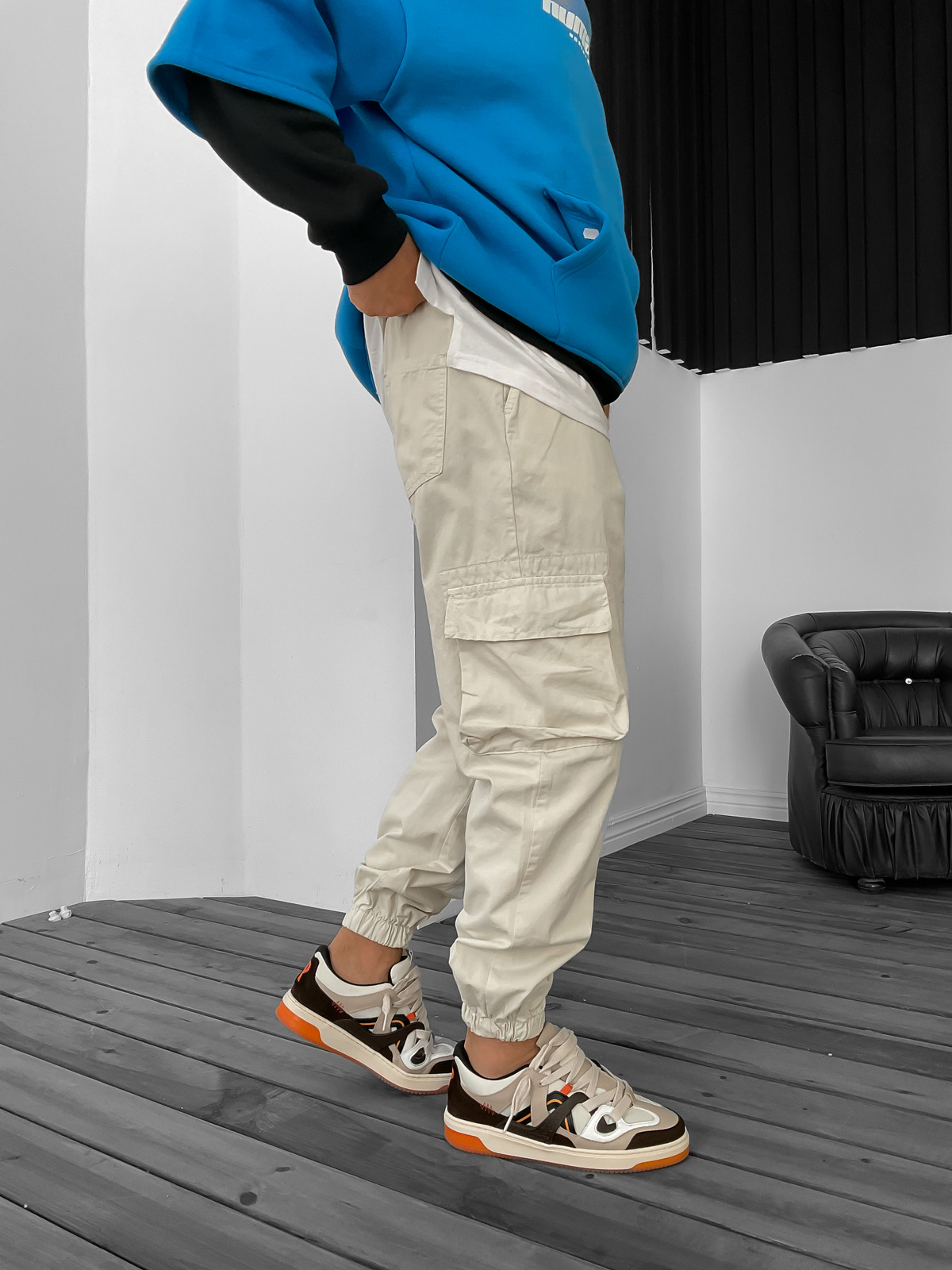 Taş Paçası Lastikli Kargo Pantolon GJ-15718