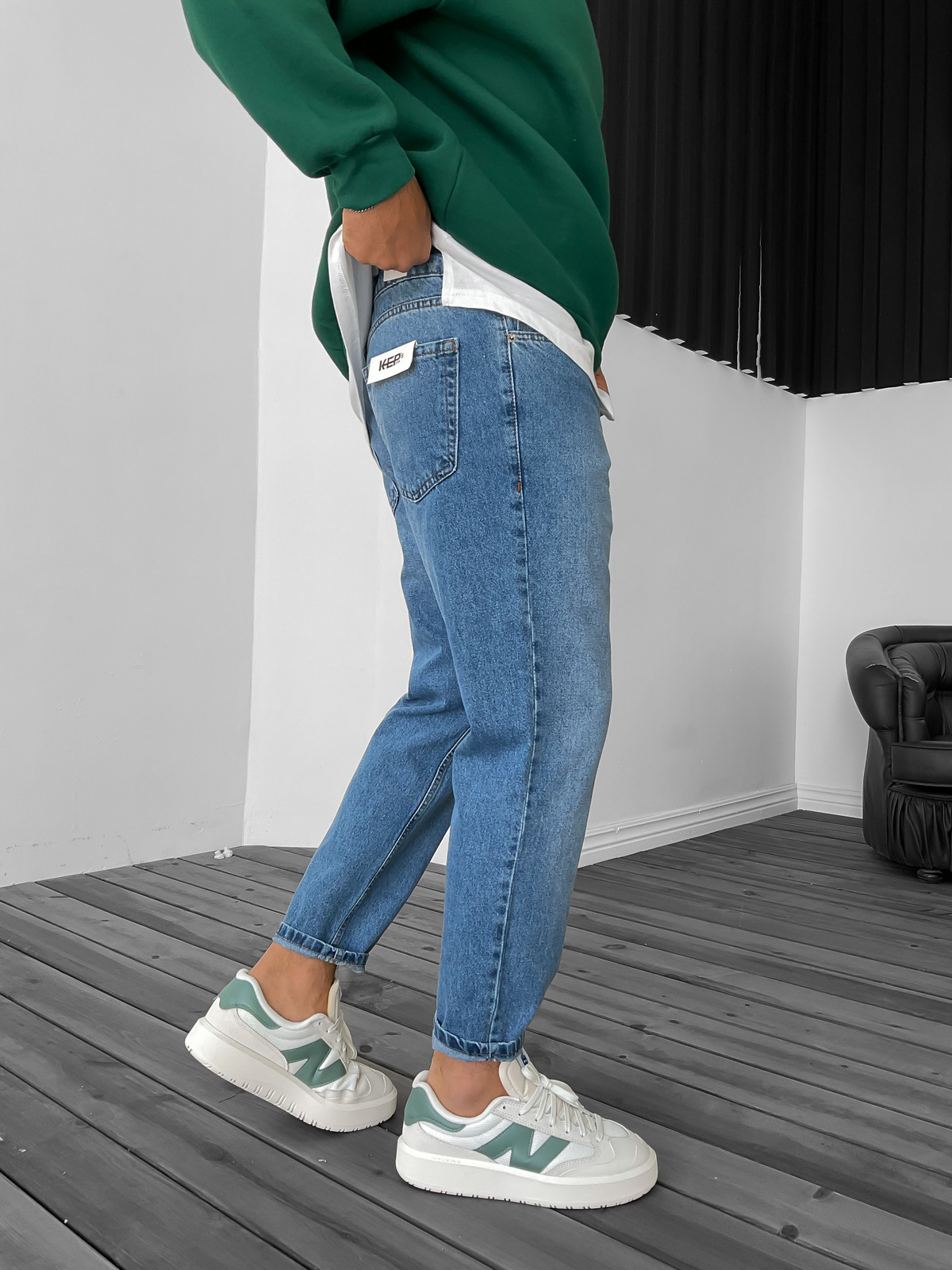 Mavi Eskitme Boyfriend KE-202/278/398/02/605