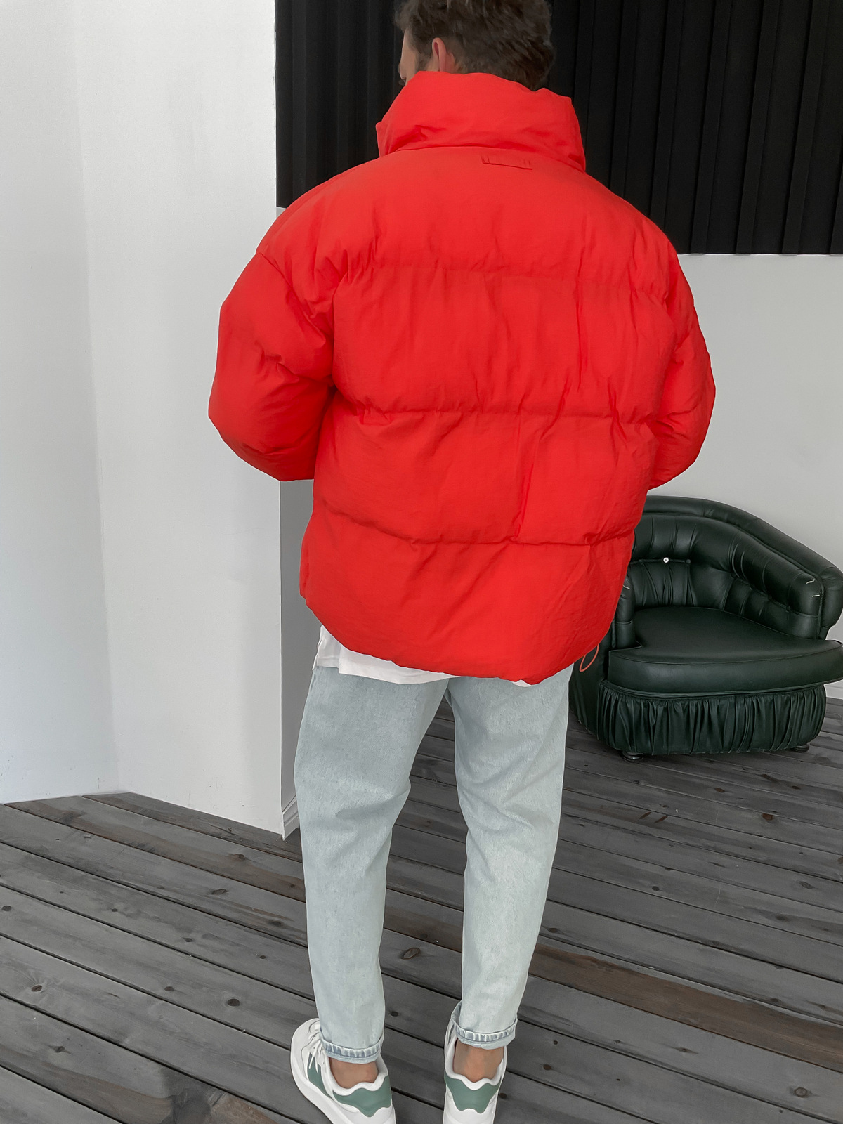 Kırmızı Basic Şişme Mont JJ-1275
