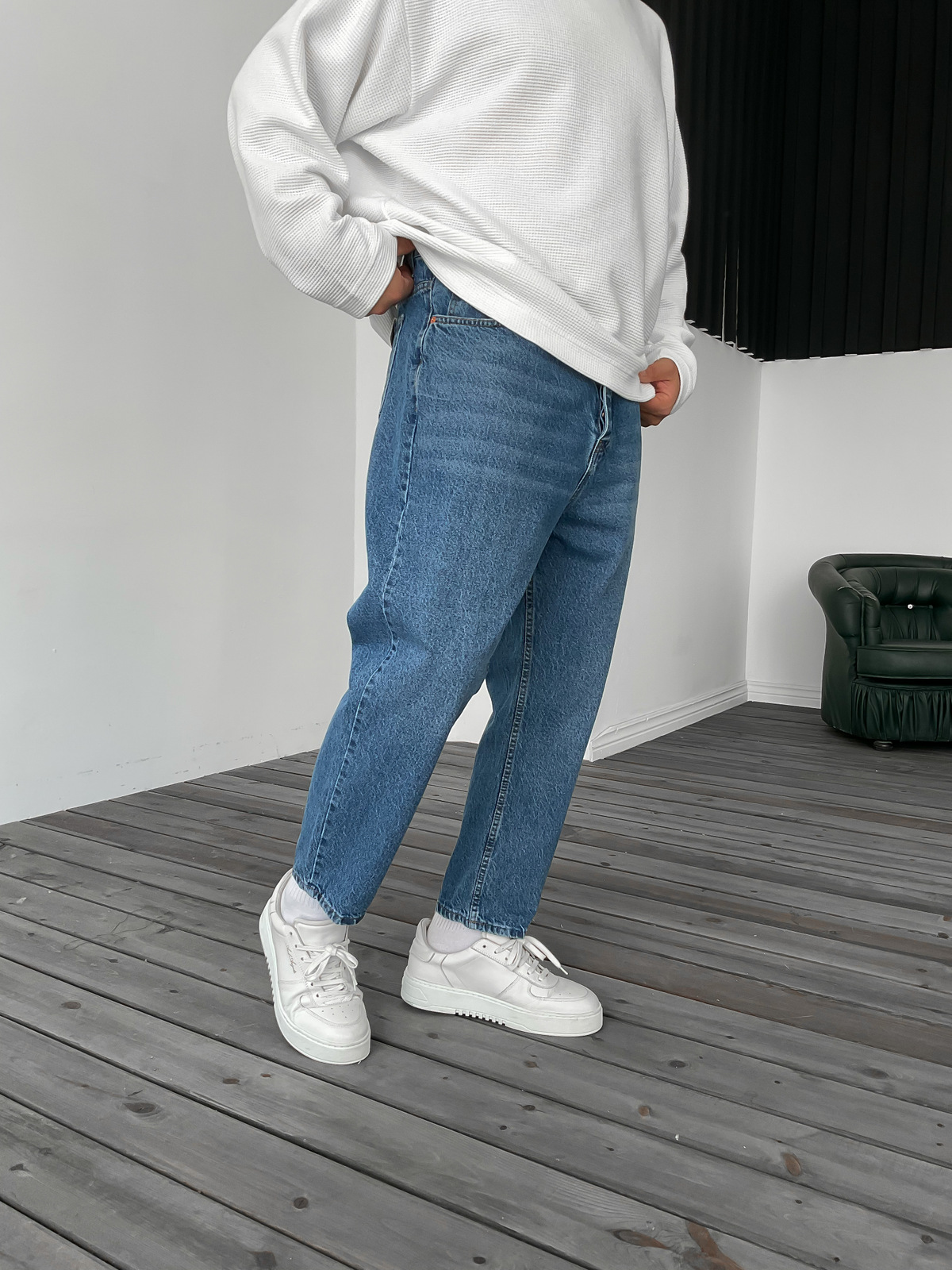 Mavi Yıkamalı Boyfriend DP-002/41