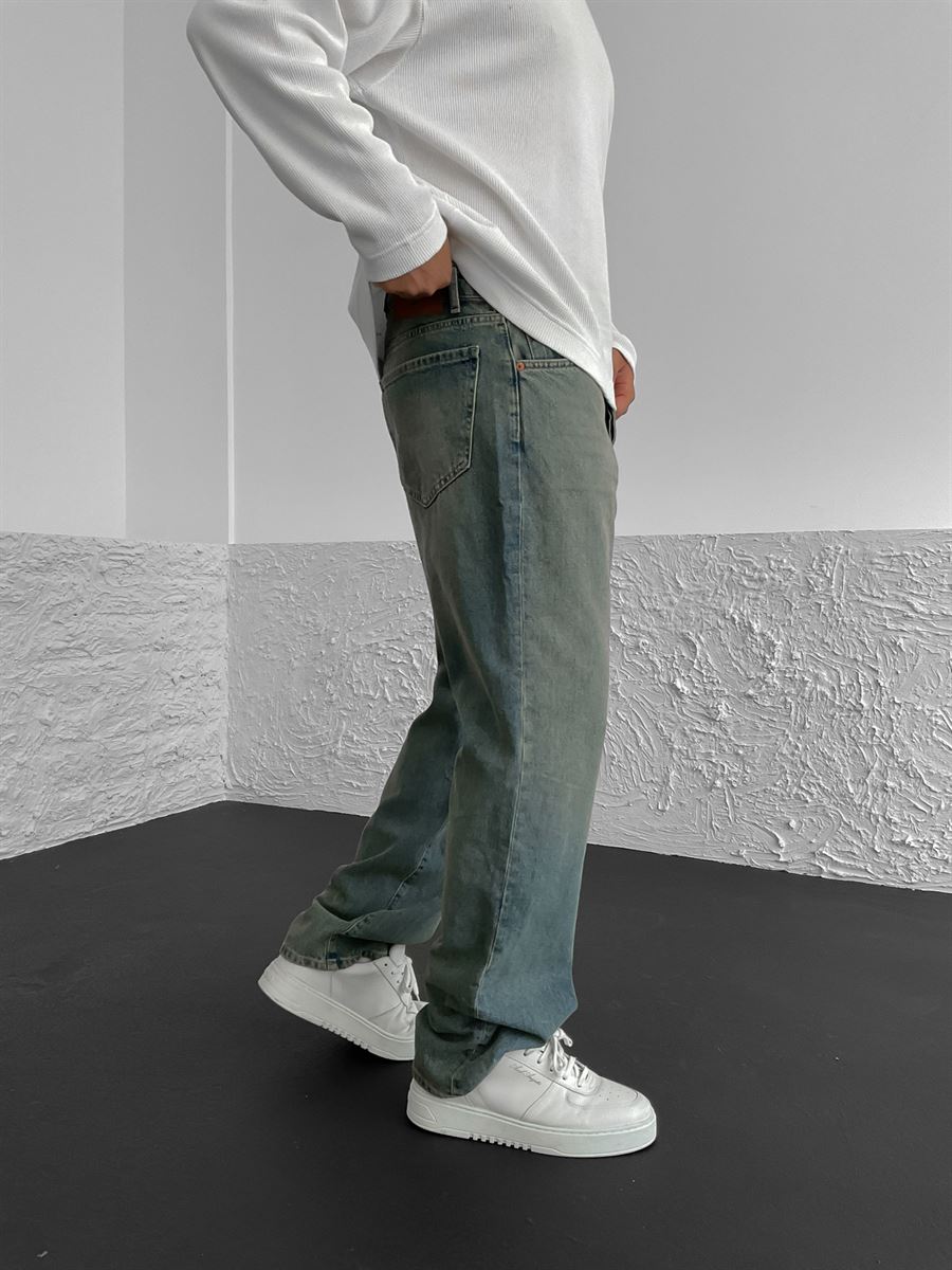 Mavi Asit Yıkamalı Baggy Jean GJ-15813-9