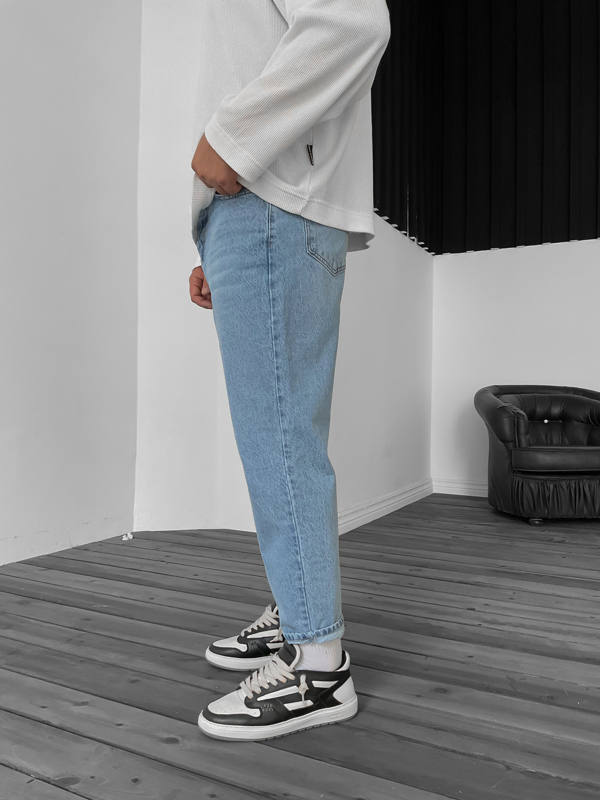 Mavi Yıkamalı Boyfriend DP-088/090