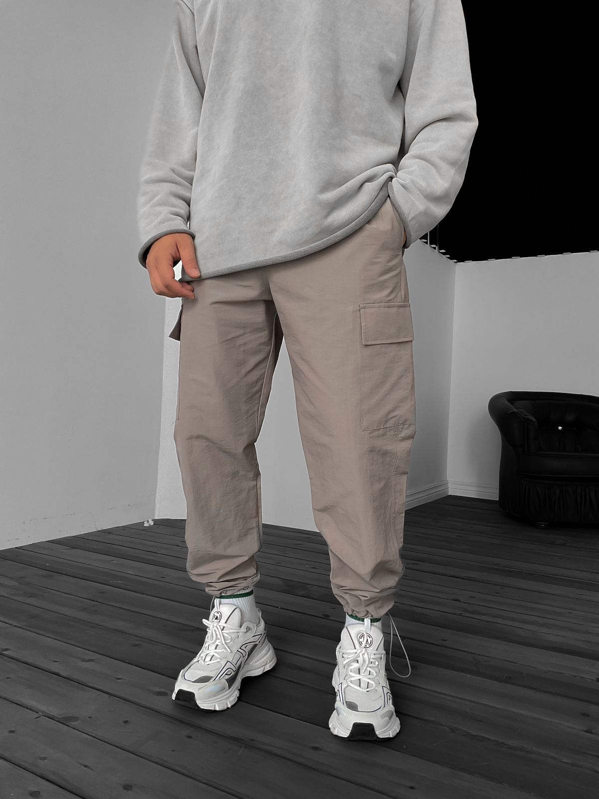 Taş Stoper Paraşüt Kargo Pantolon JJ-1364