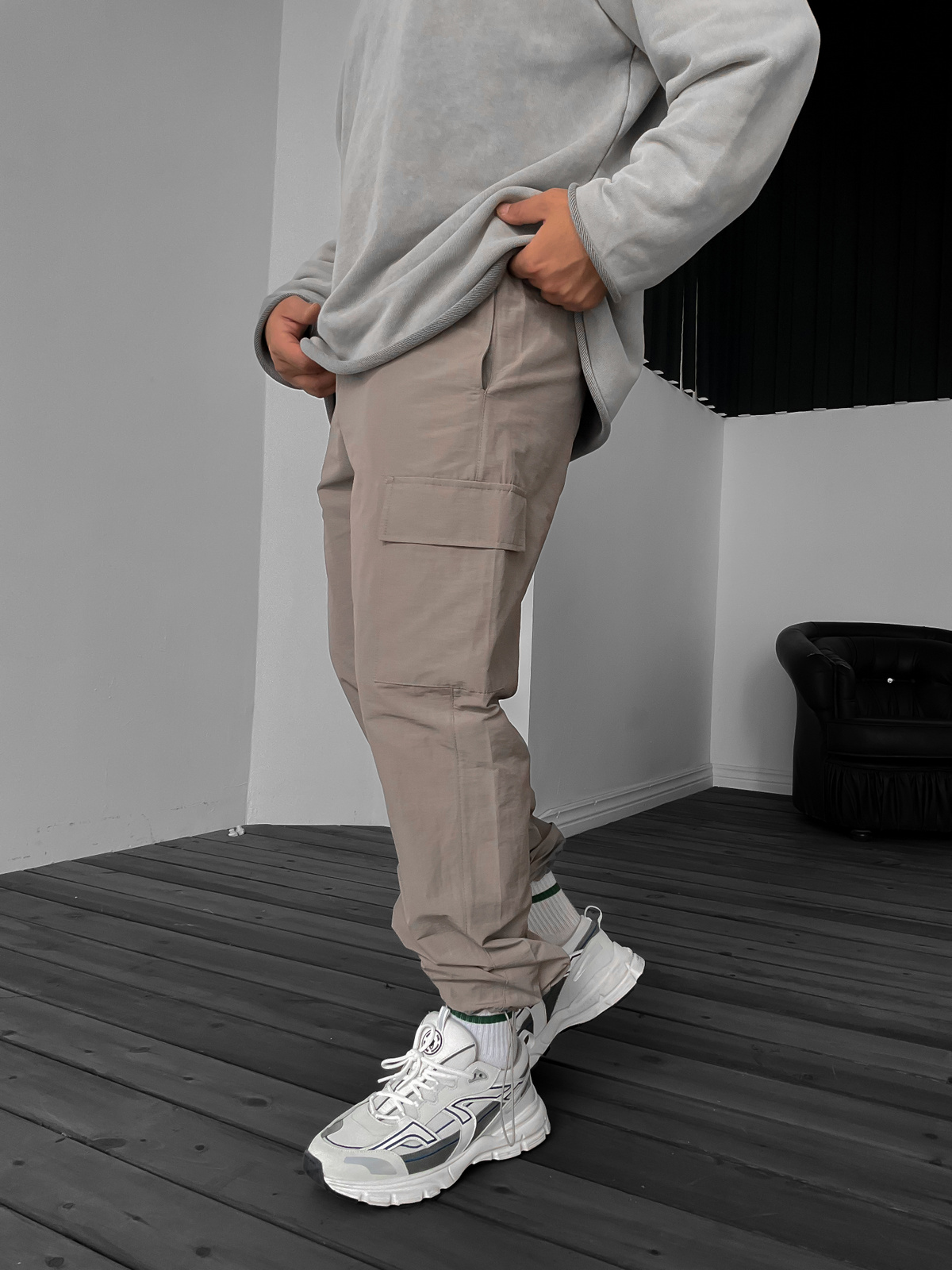 Taş Stoper Paraşüt Kargo Pantolon JJ-1364