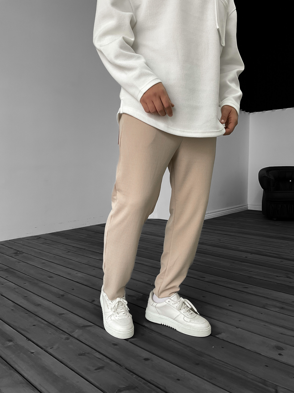 Bej Fitilli İnce Pantolon KE-5026/5028