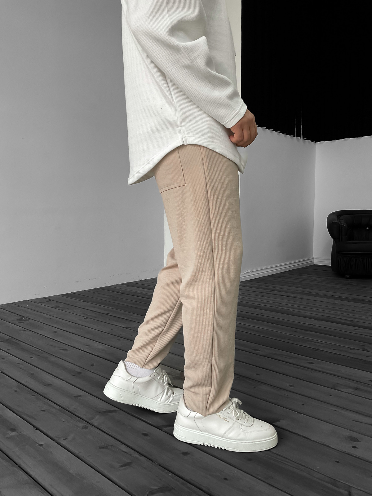 Bej Fitilli İnce Pantolon KE-5026/5028