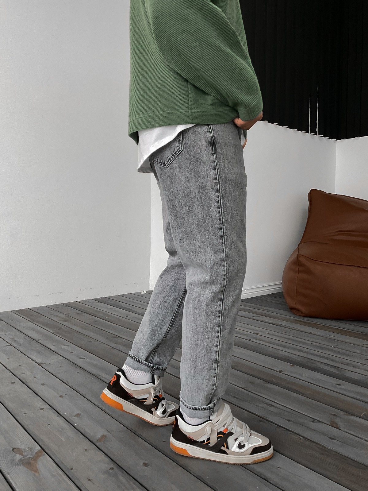 Gri Relax Fit Jean DP-006/77/79/27