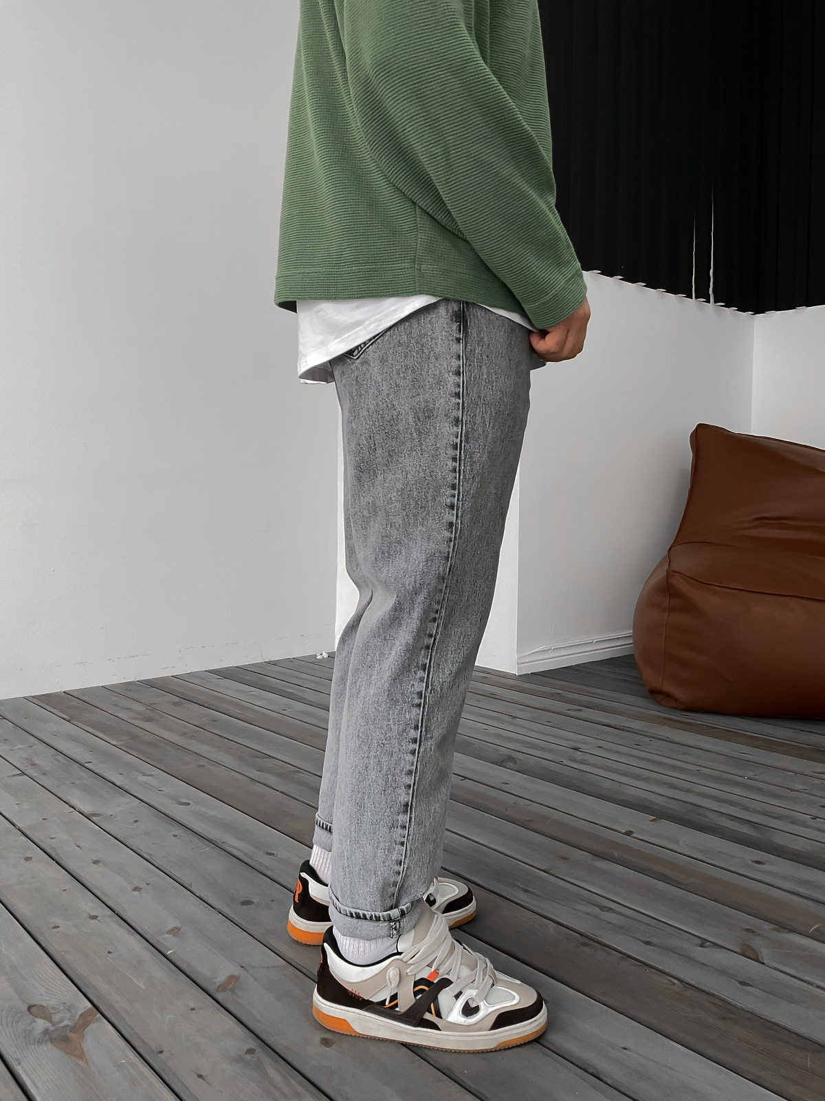 Gri Relax Fit Jean DP-006/77/79/27