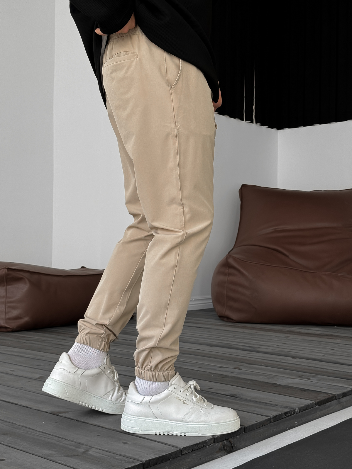 Bej Lastikli Basic Jogger B-3069/3029
