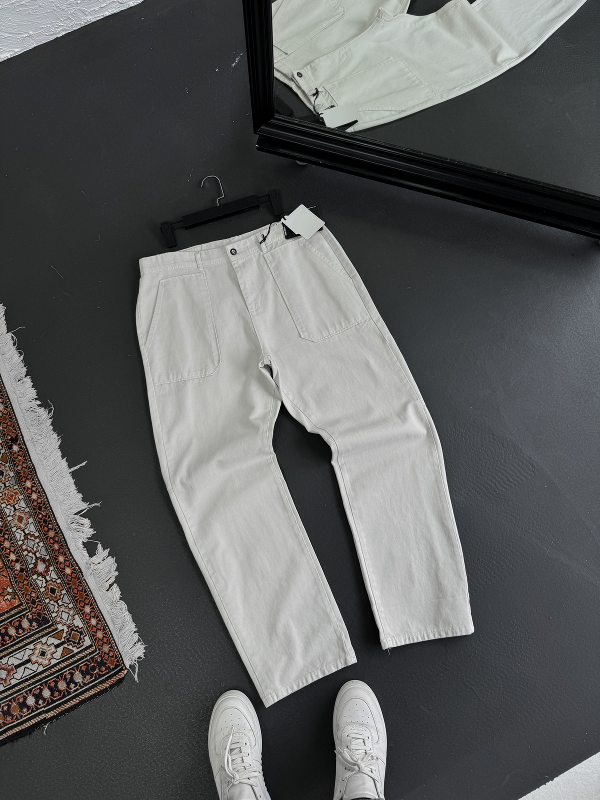 Taş Cep Detaylı Baggy Jean DF-2236