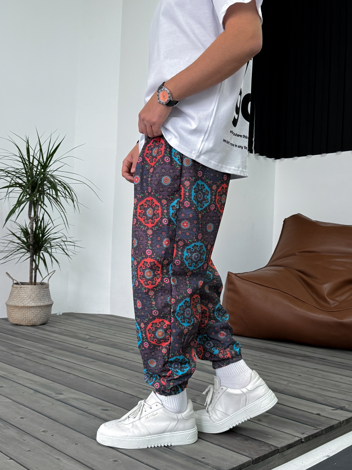 Renkli Etnik Desenli Jogger MX-8989