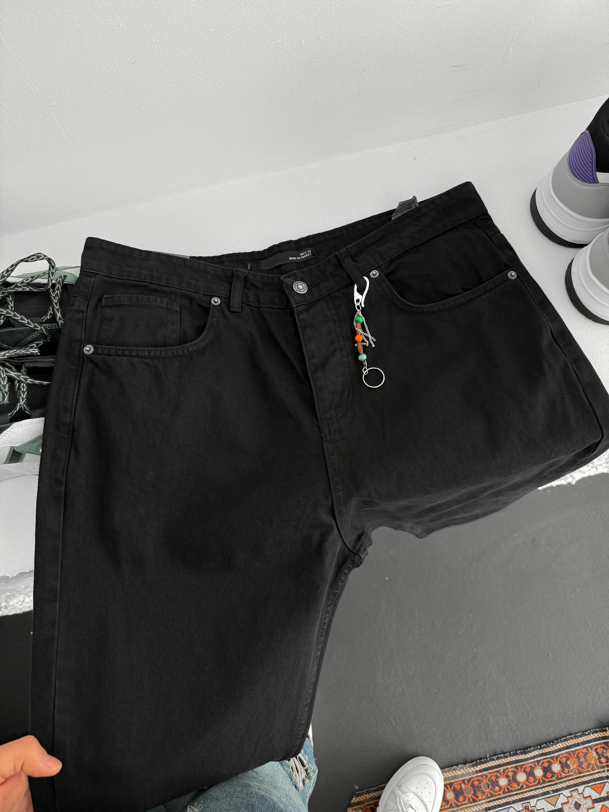 Siyah Basic Boyfriend V2 KE-583