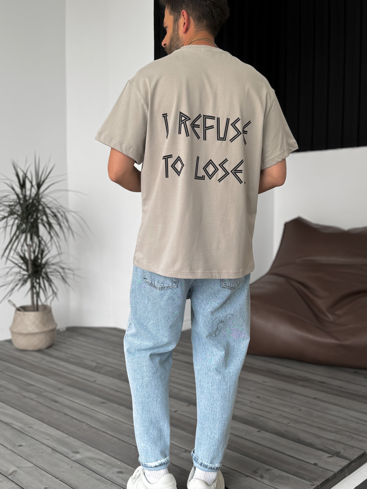 Taş Rome Patchli Oversize T-Shirt C-073