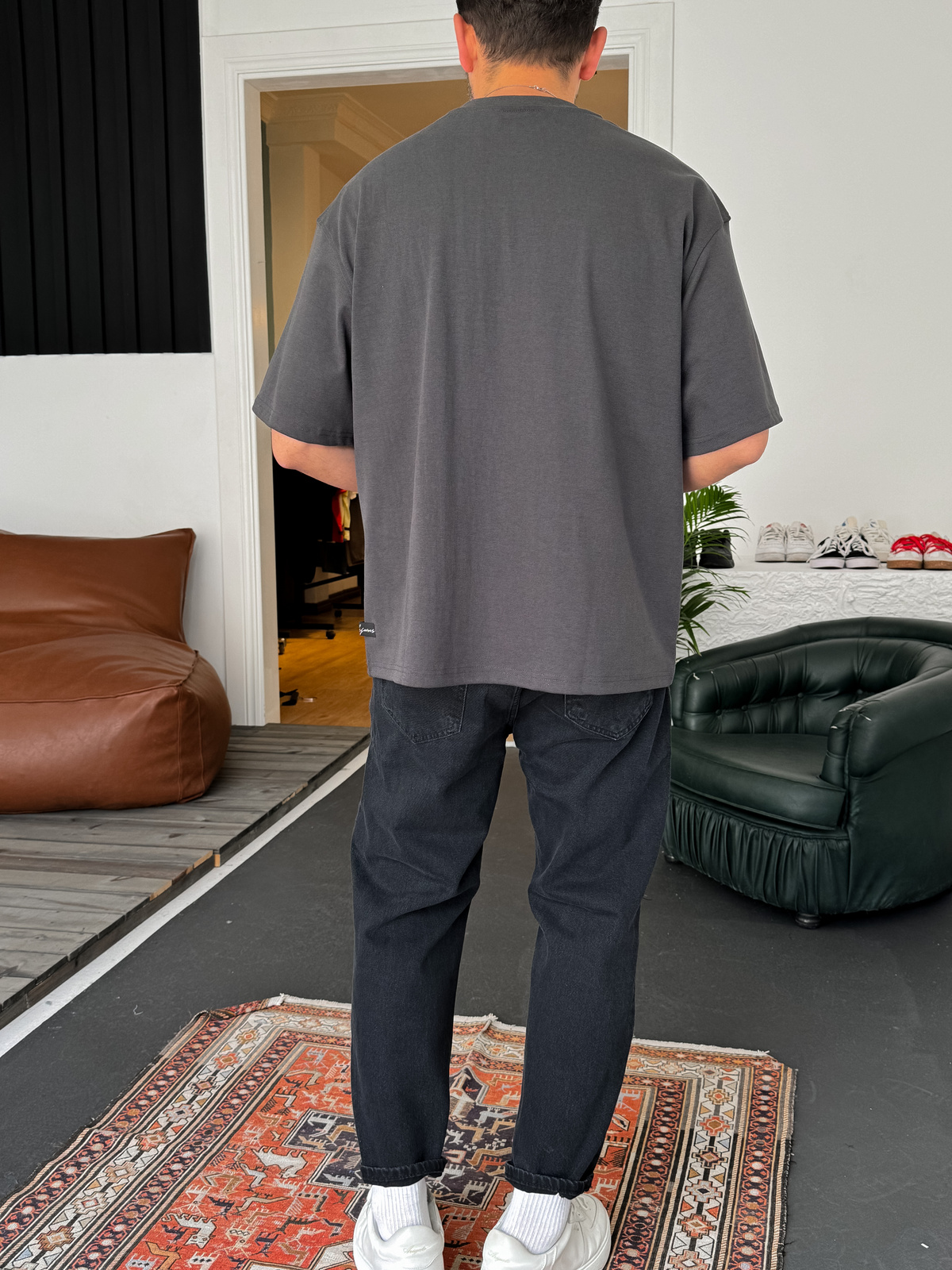 Füme Basic Kalın T-Shirt C-1232