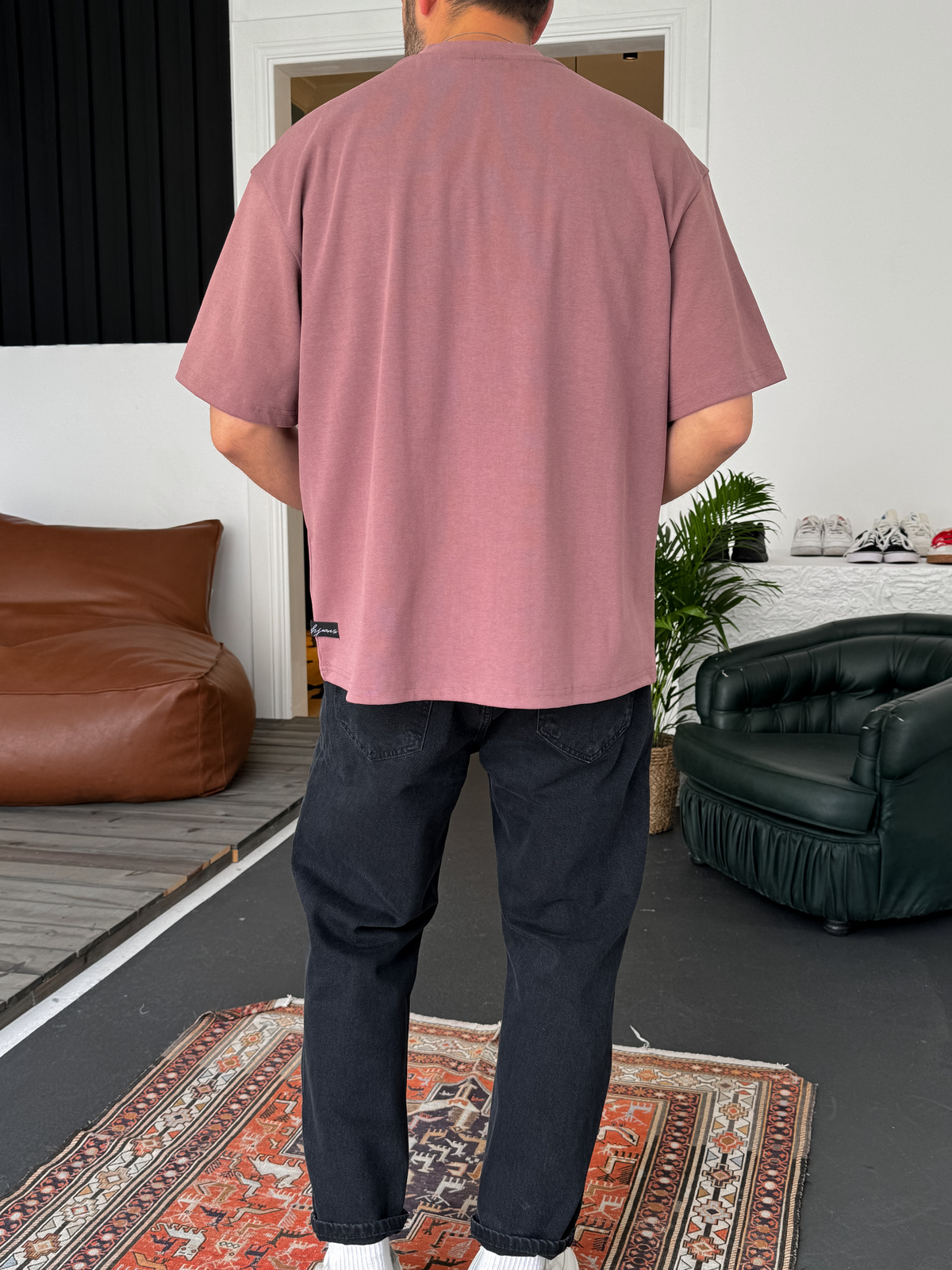 Mürdüm Basic Kalın T-Shirt C-1232