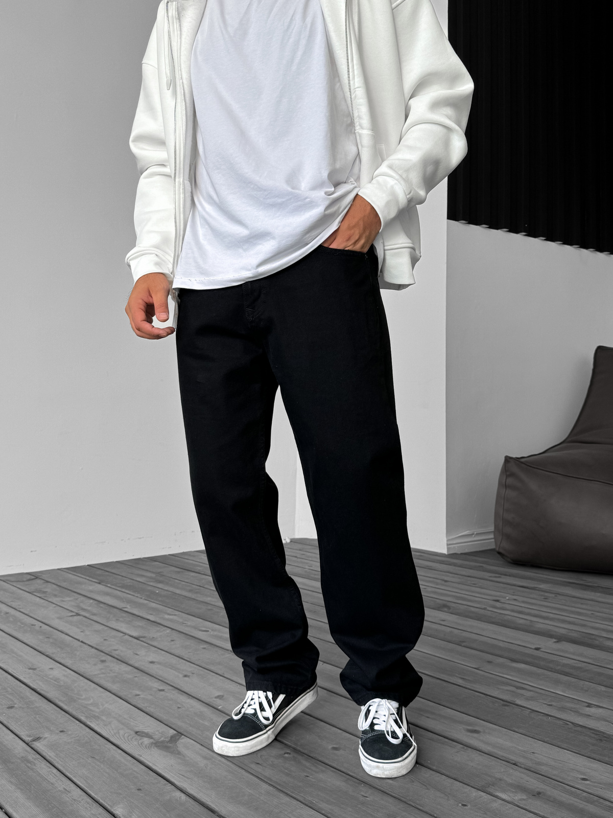 Siyah Baggy Jean DF-2529/2873