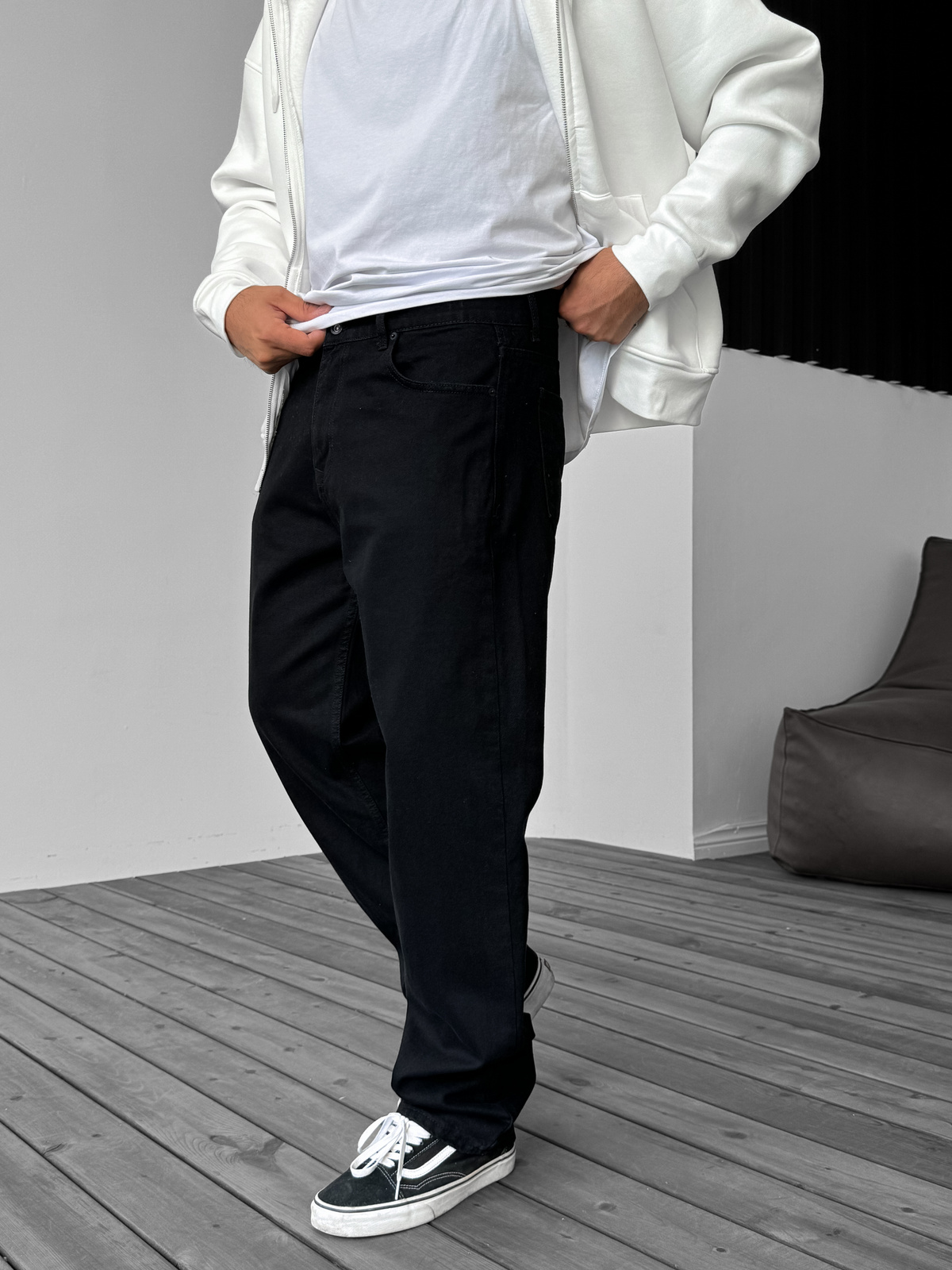 Siyah Baggy Jean DF-2529/2873