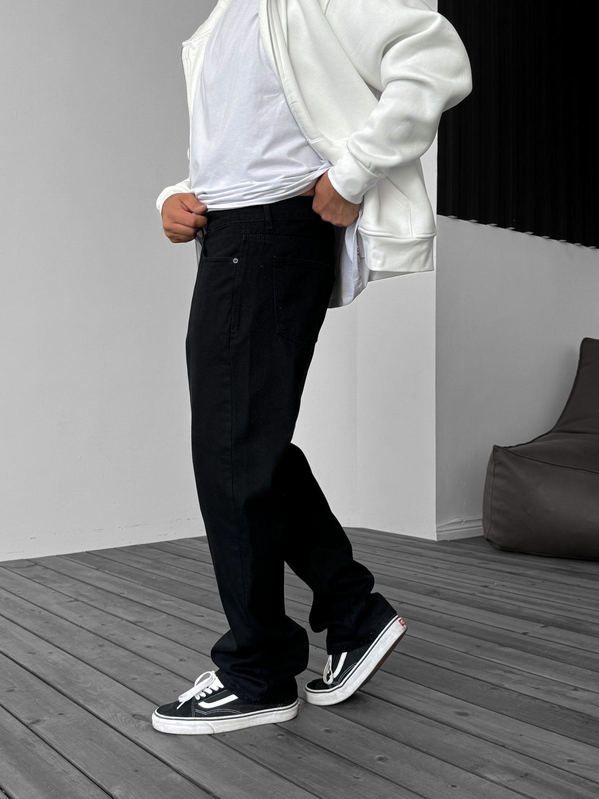 Siyah Baggy Jean DF-2529/2873
