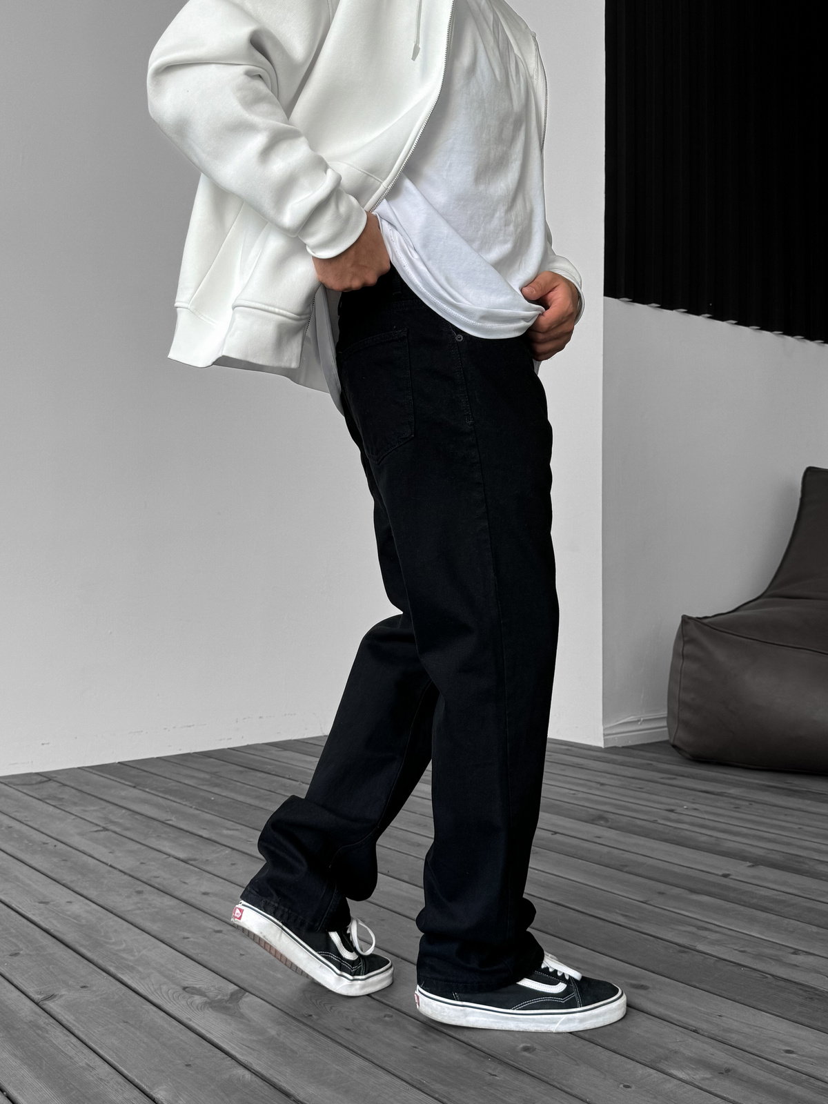 Siyah Baggy Jean DF-2529/2873