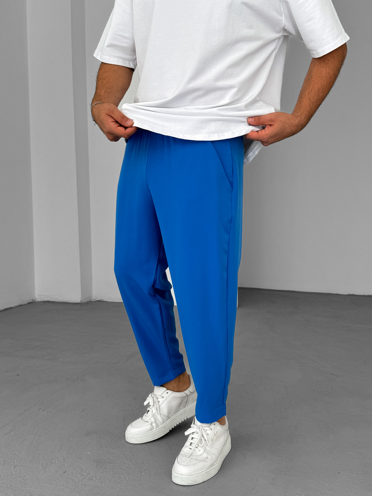 Mavi Bol Kesim Basic Pantolon BY-319