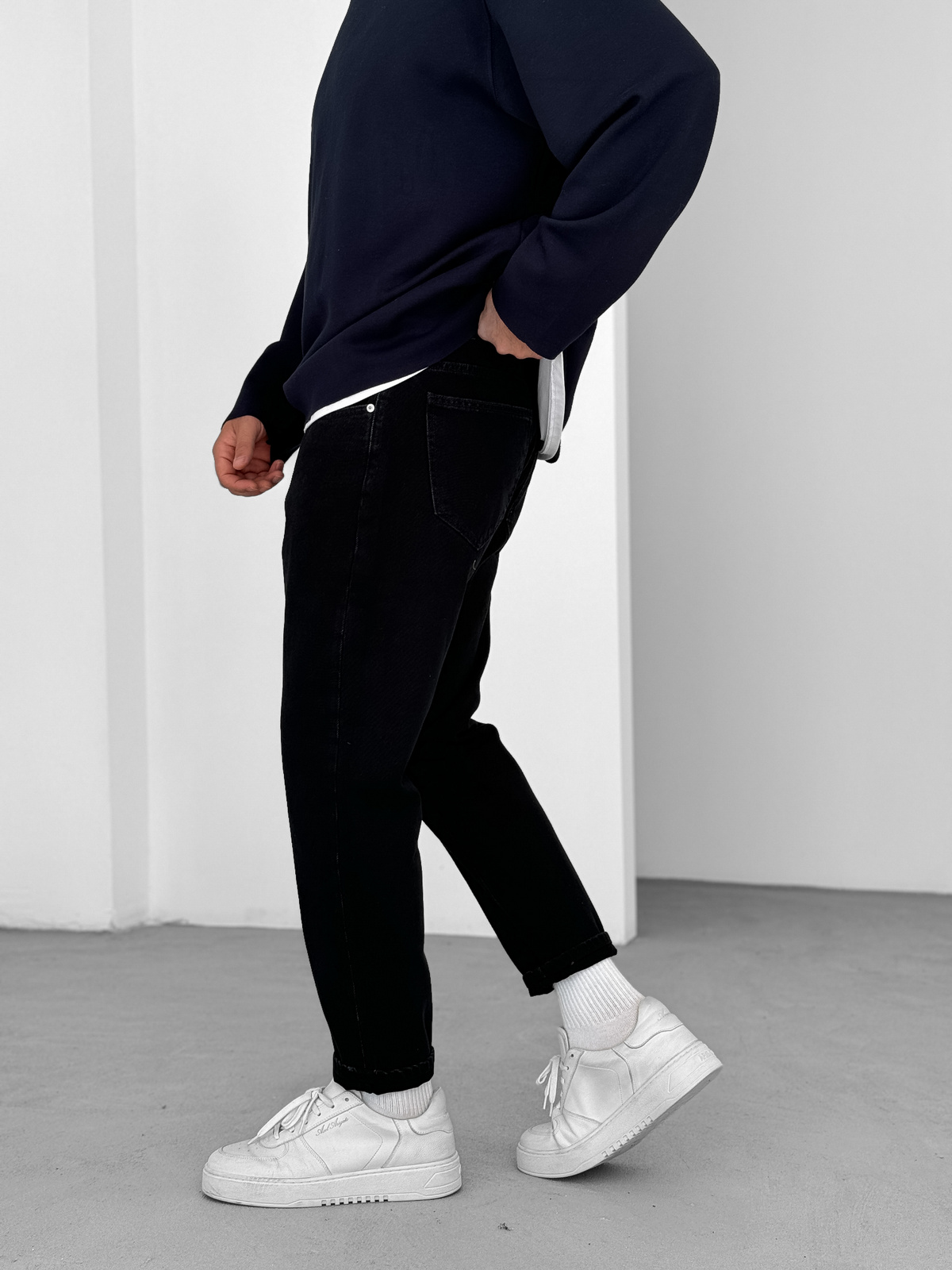 Siyah Basic Boyfriend GJ-16562