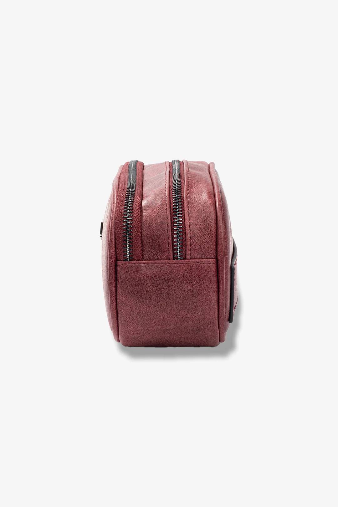 Bordo Pars Minimal Hakiki Deri El Çantası