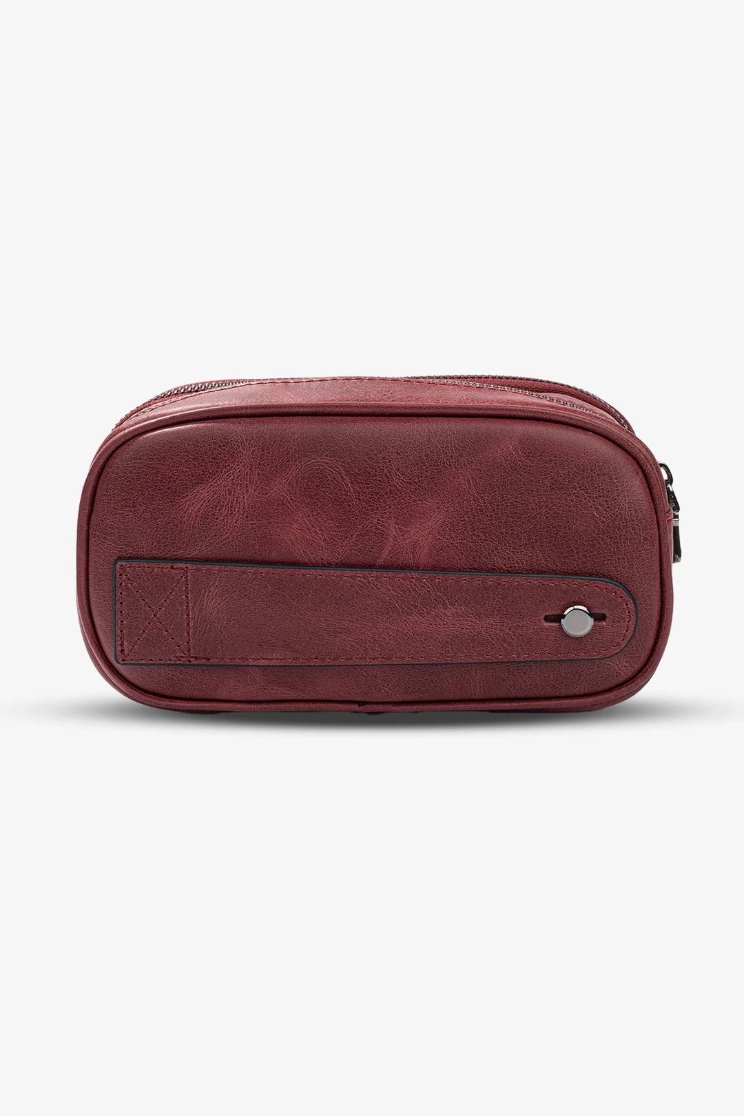 Bordo Pars Minimal Hakiki Deri El Çantası