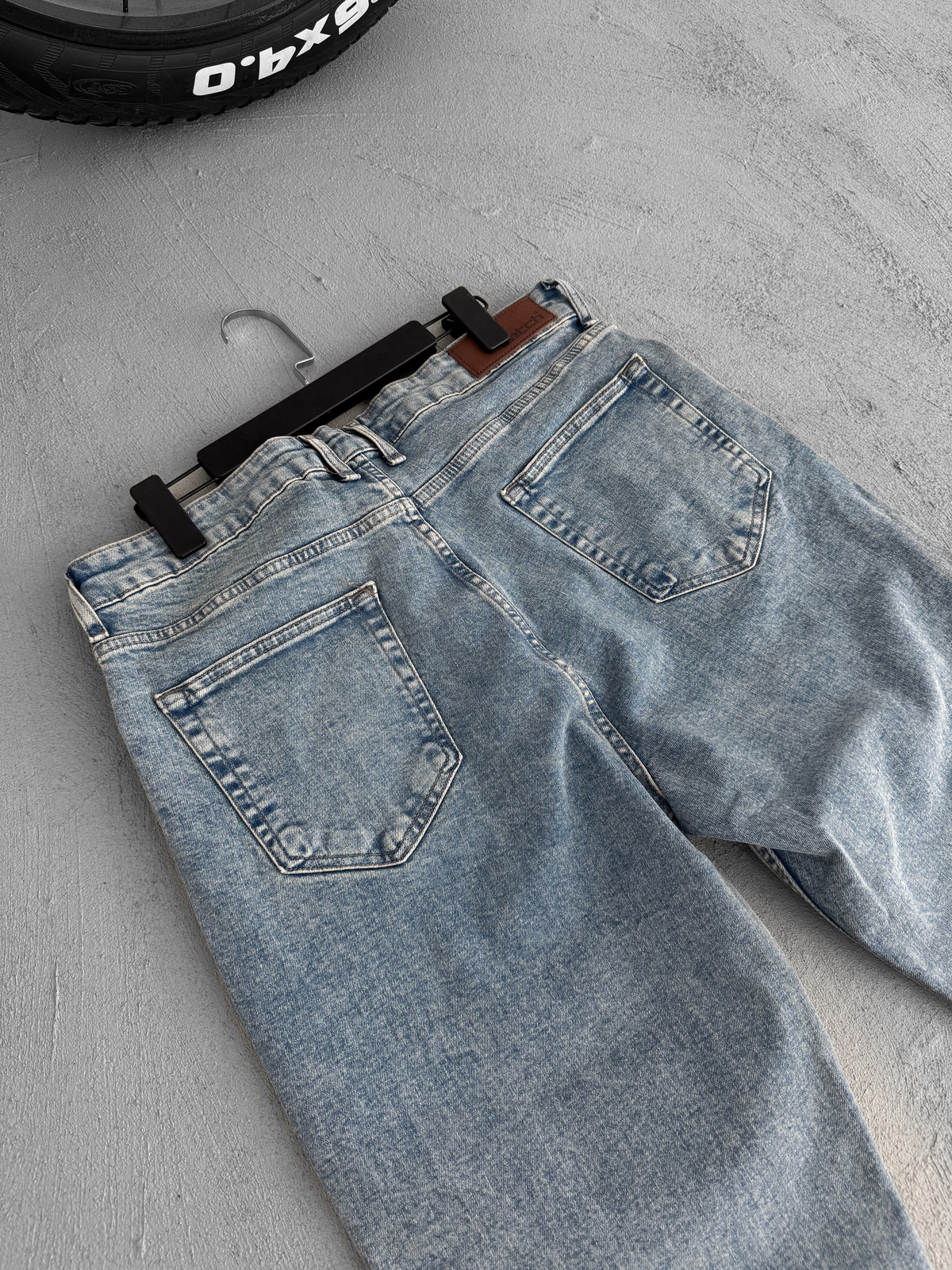 Mavi Yırtık Detaylı Boyfriend C-6441