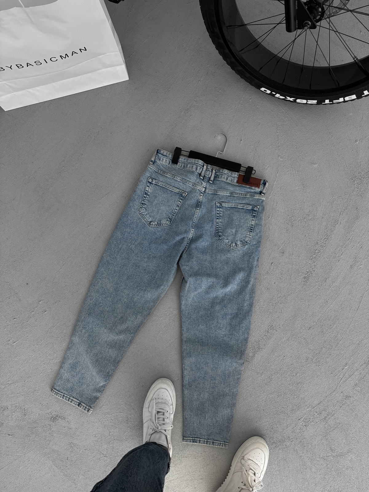 Mavi Yırtık Detaylı Boyfriend C-6441