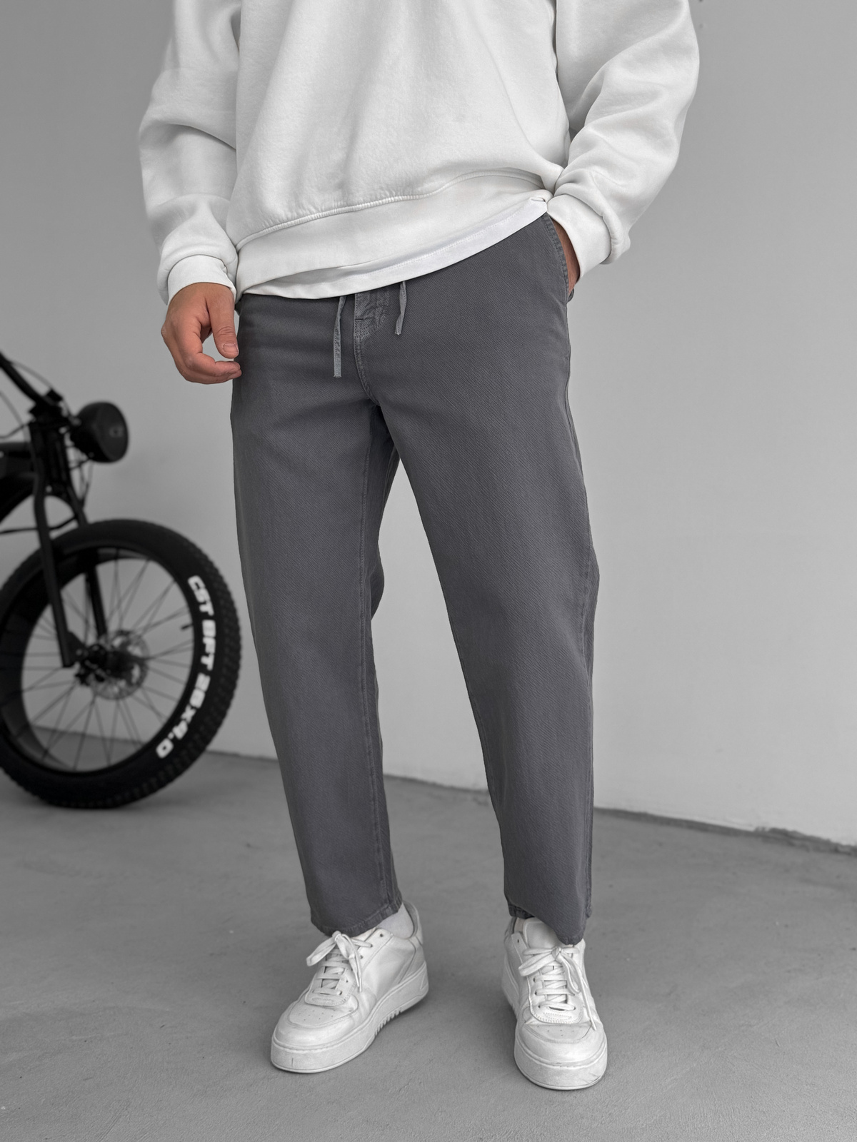 Füme Dokulu Basic Pamuk Pantolon RES-1077