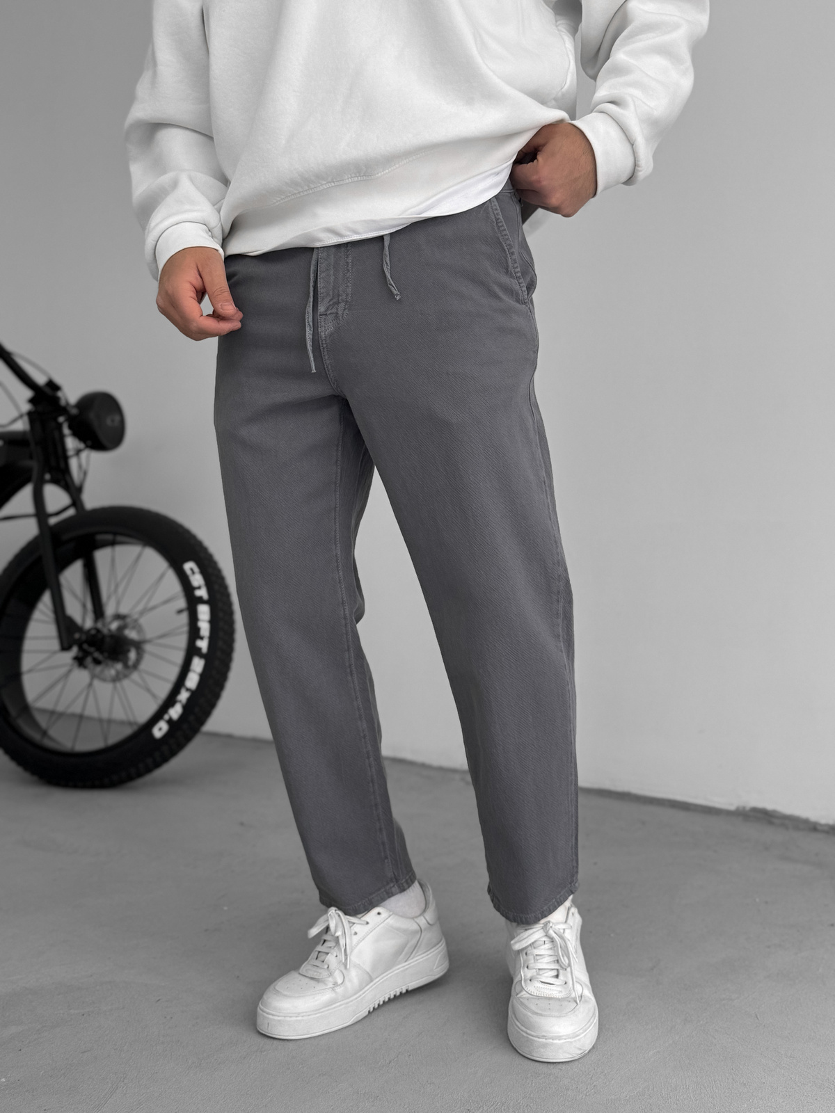 Füme Dokulu Basic Pamuk Pantolon RES-1077