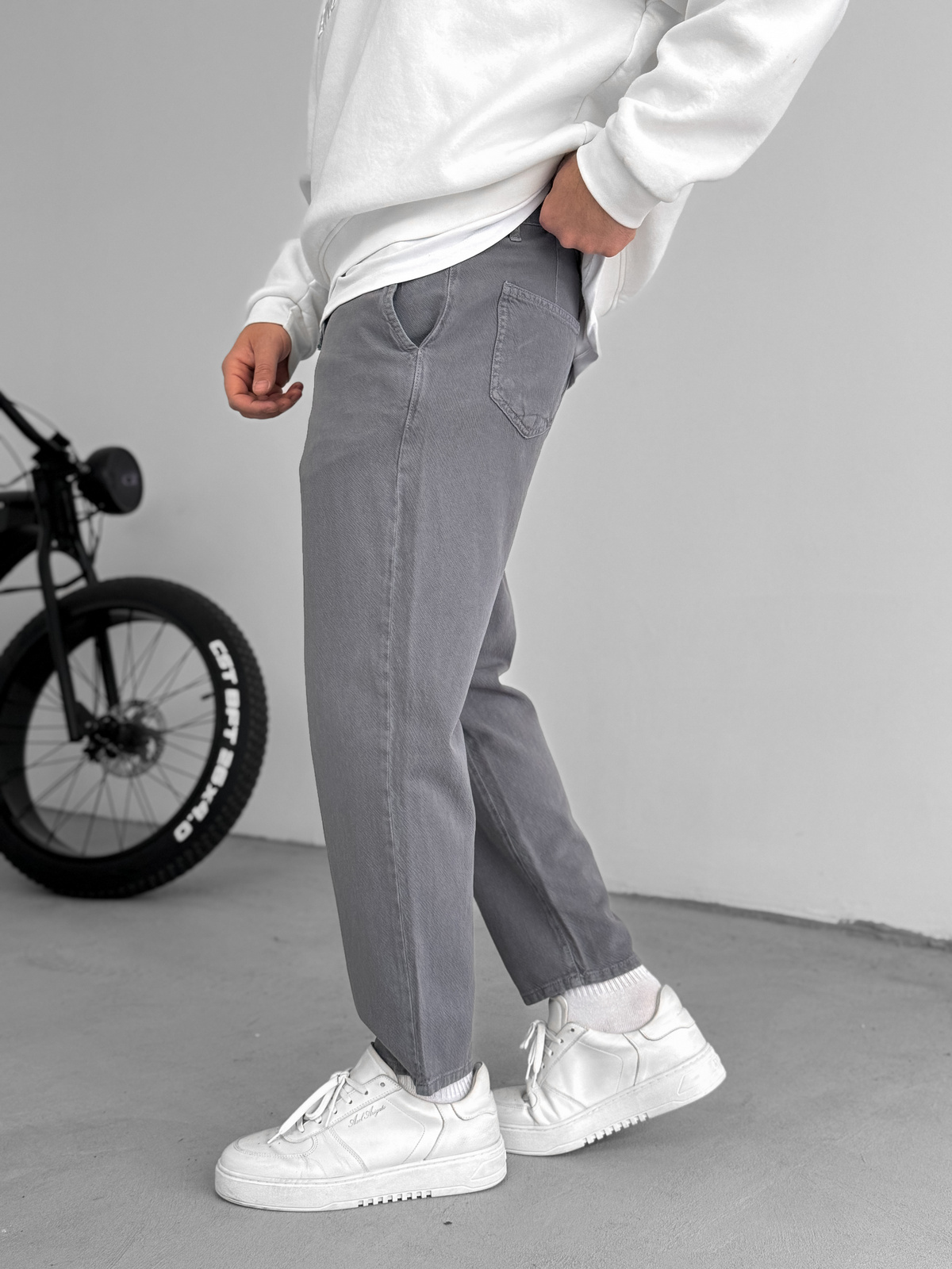 Füme Dokulu Basic Pamuk Pantolon RES-1077